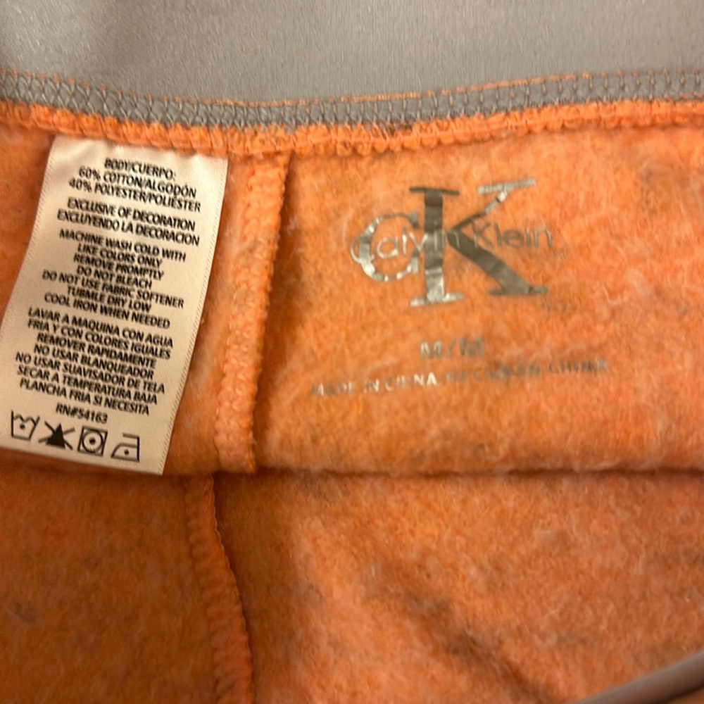 COPY - NWOT Calvin Klein Cotton Joggers Capri  Fold-over Waistband Medium - Picture 4 of 6